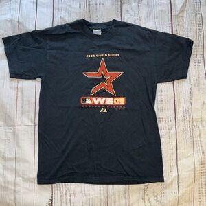 Vintage Astros World Series Champions 2005 Gildan T Shirt Size M